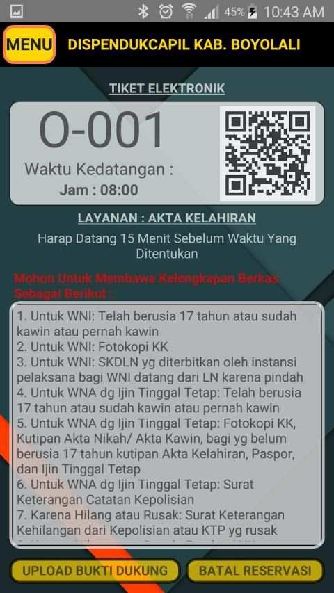Sapidukcapil 24 Hours Mobile screenshot 1