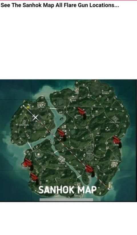 Flare Gun location : PUBG MOBILE screenshot 2