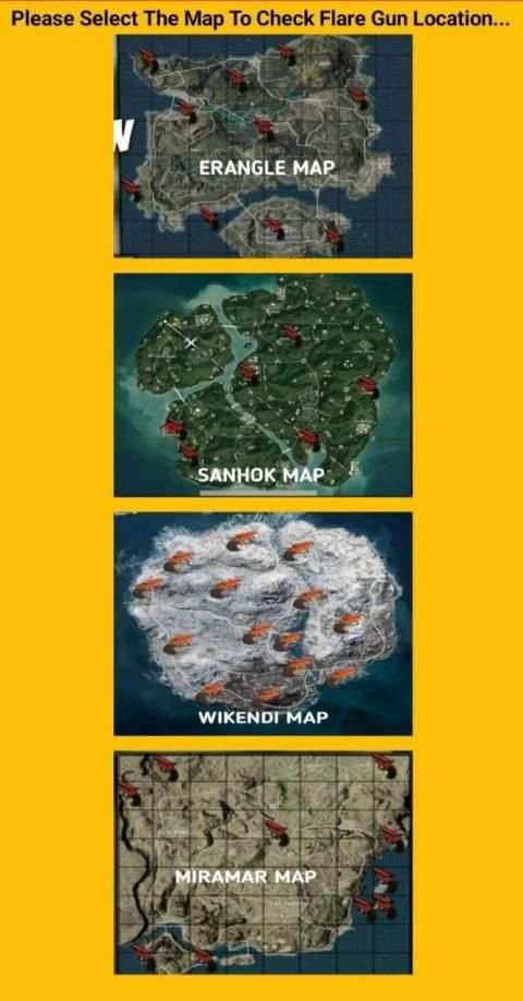 Flare Gun location : PUBG MOBILE screenshot 5