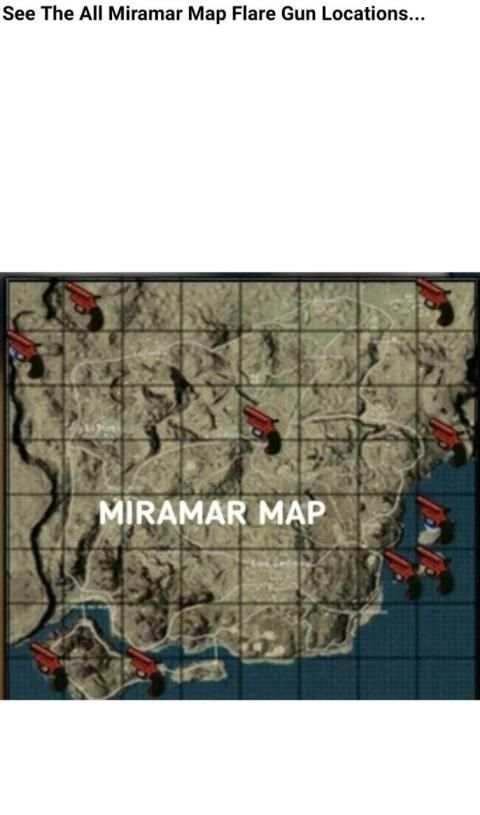 Flare Gun location : PUBG MOBILE screenshot 1