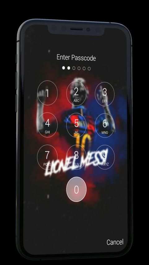 Lock Screen for Messi + Wallpapers स्क्रीनशॉट 6