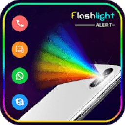 Flashlight Alert : Call &amp; Sms आइकन