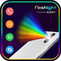 Flashlight Alert : Call & Sms