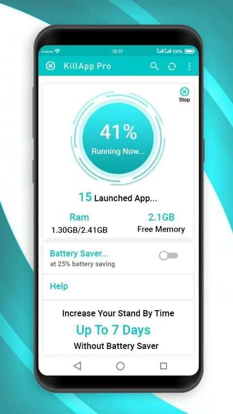 Kill Apps: Close All Running Apps स्क्रीनशॉट 3