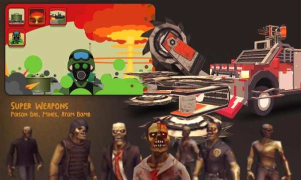 Zombie Tower Defense Dead Wheels screenshot 2