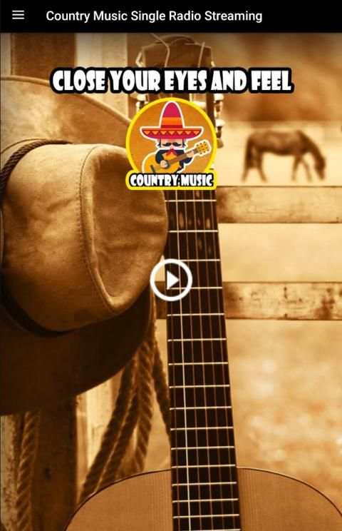 Country Music Single Radio Streaming स्क्रीनशॉट 1