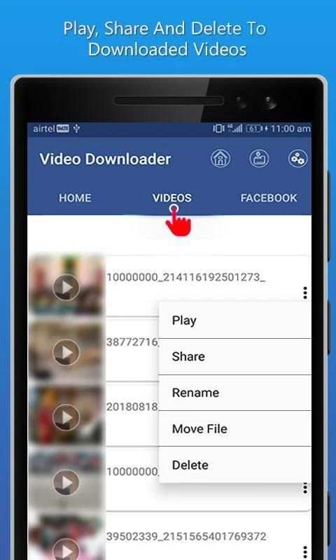 HD Video Download for Facebook Video Downloader screenshot 1