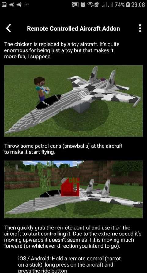 Addons/Mods for Mincraft PE screenshot 1