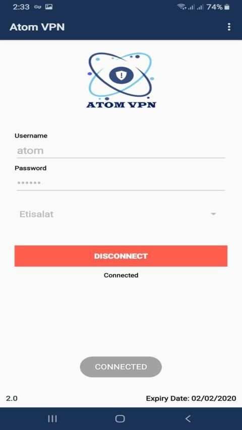 ATOM VPN screenshot 3