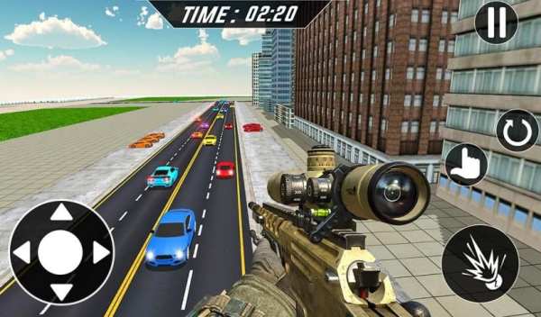 Traffic Sniper Shooting Combat 2019 screenshot 4