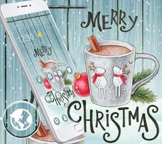 Tema Selamat Natal Coffee Cup screenshot 4