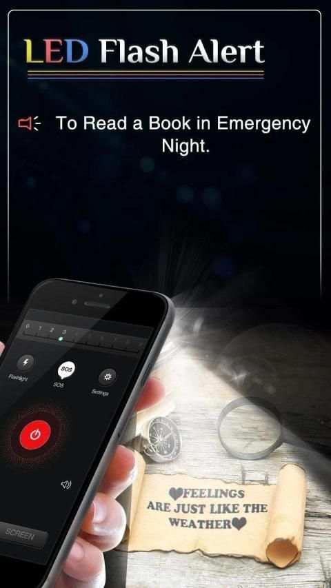 LED Flash Alert : Super Bright Flashlight स्क्रीनशॉट 6