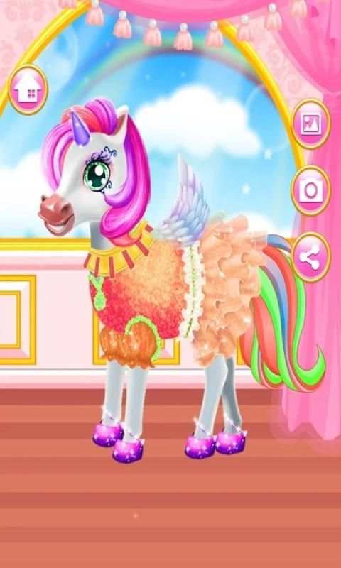 Unicorn Dress Up Makeup And Salon | Free Games screenshot 1