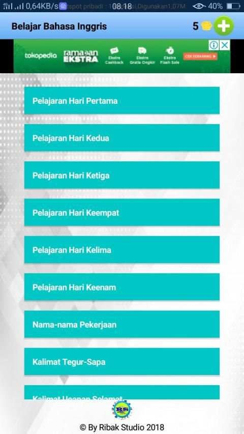 Belajar Bahasa Inggris - Cepat screenshot 7