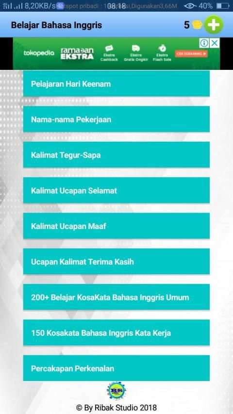 Belajar Bahasa Inggris - Cepat screenshot 6