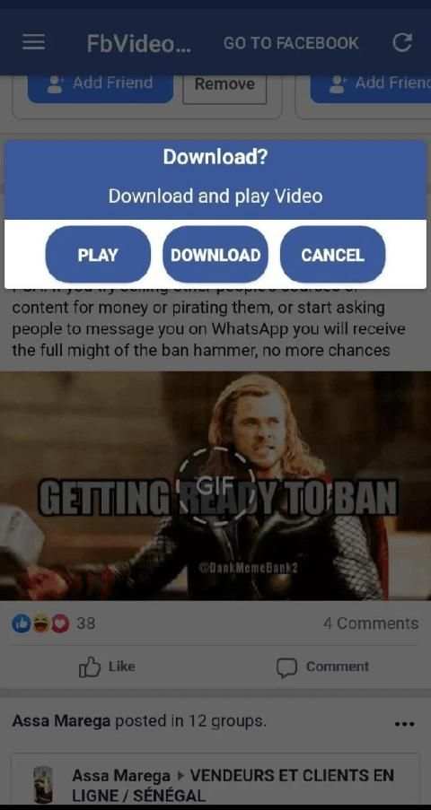 FbVideoDownloader स्क्रीनशॉट 2