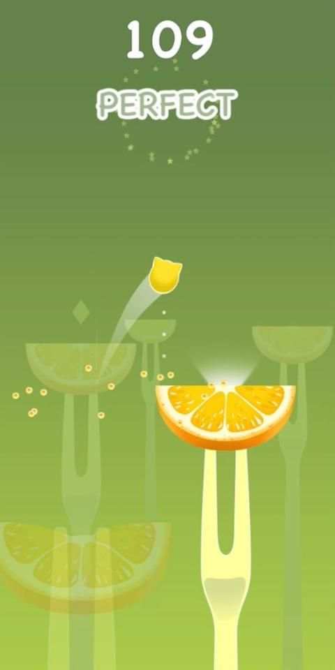 Fruit Hop: Music Rush screenshot 1
