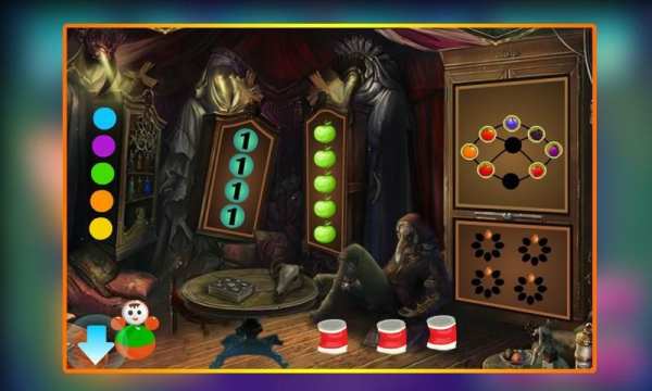 Kavi Escape Game 588 Cartoon Chameleon Rescue Game screenshot 2