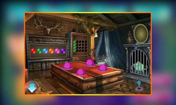 Kavi Escape Game 588 Cartoon Chameleon Rescue Game screenshot 1