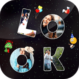 Text Photo Collage Maker आइकन