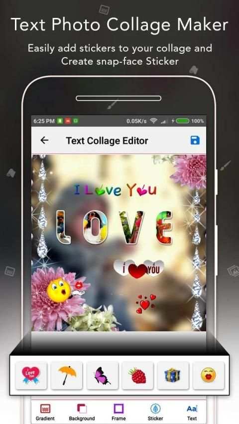Text Photo Collage Maker स्क्रीनशॉट 4