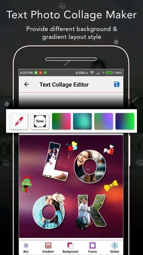 Text Photo Collage Maker स्क्रीनशॉट 5