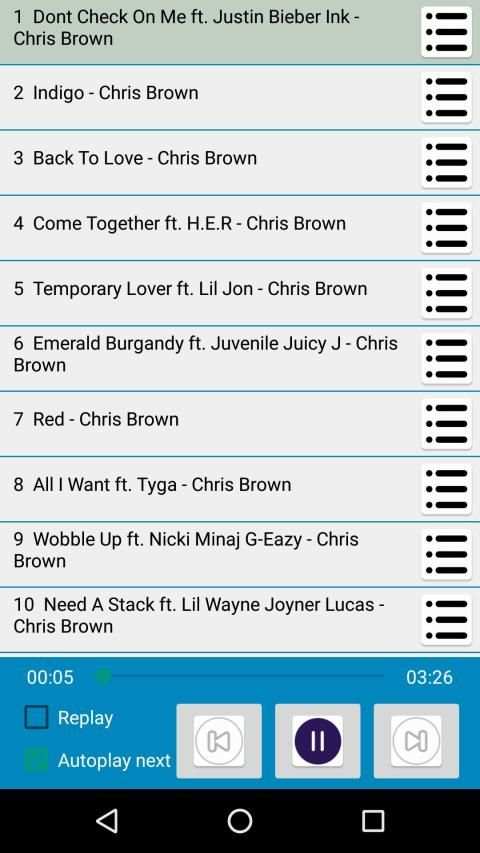 C-h-r-i-s B-r-o-w-n Heat Songs Offline 2019 screenshot 2