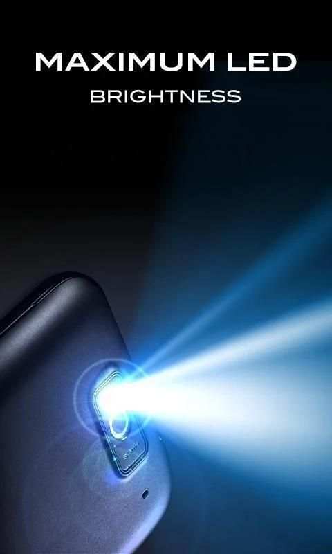 Bright LED Flash Light : LED Torch + Strobe. screenshot 2