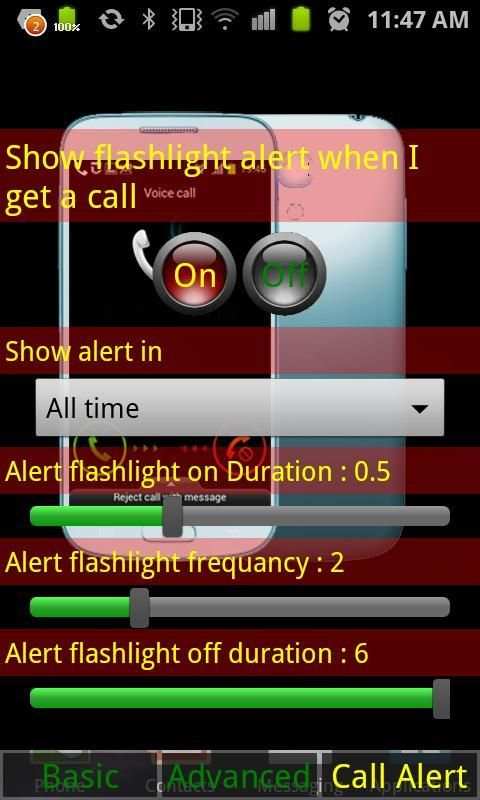 Magic Flashlight & Call Alert+ स्क्रीनशॉट 8