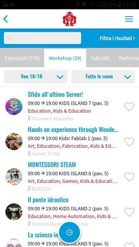 Maker Faire Rome स्क्रीनशॉट 3