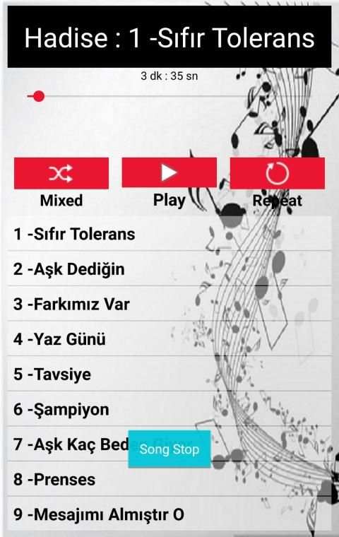 Hadise Şarkıları İnternetsiz 7 تصوير الشاشة