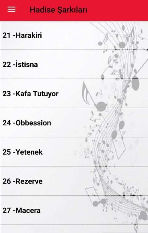 Hadise Şarkıları İnternetsiz 2 تصوير الشاشة