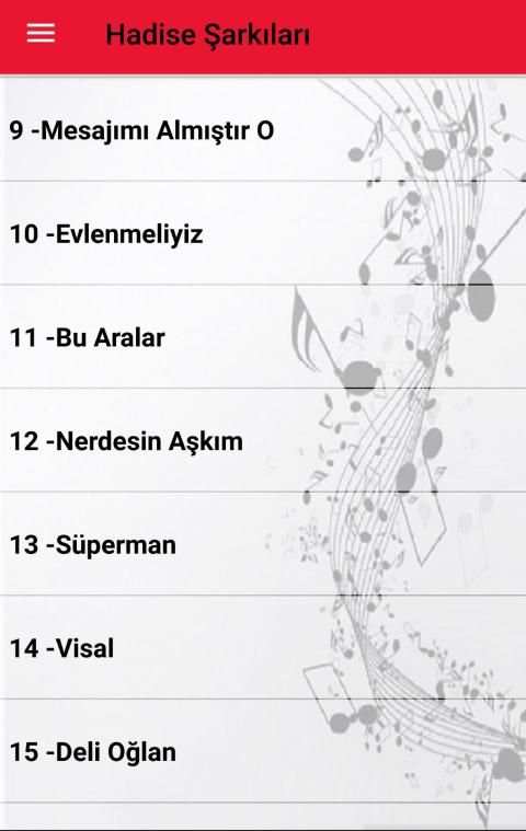 Hadise Şarkıları İnternetsiz 3 تصوير الشاشة