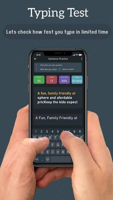 Typing Speed Test : Increase Typing Skills screenshot 8