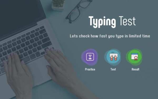Typing Speed Test : Increase Typing Skills screenshot 1