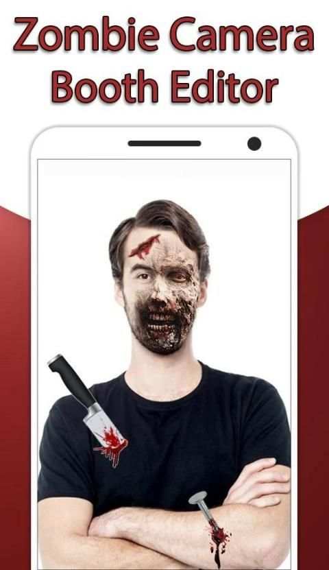 Zombie Camera Booth Editor स्क्रीनशॉट 1