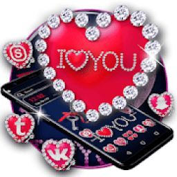 Love You Diamond Launcher Theme आइकन
