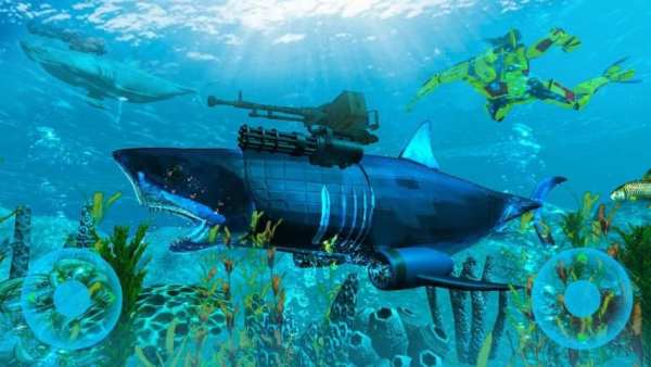 Shark Robot Shooter: Underwater Shooting Game screenshot 5