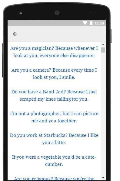 FUNNY PICKUP LINES screenshot 1