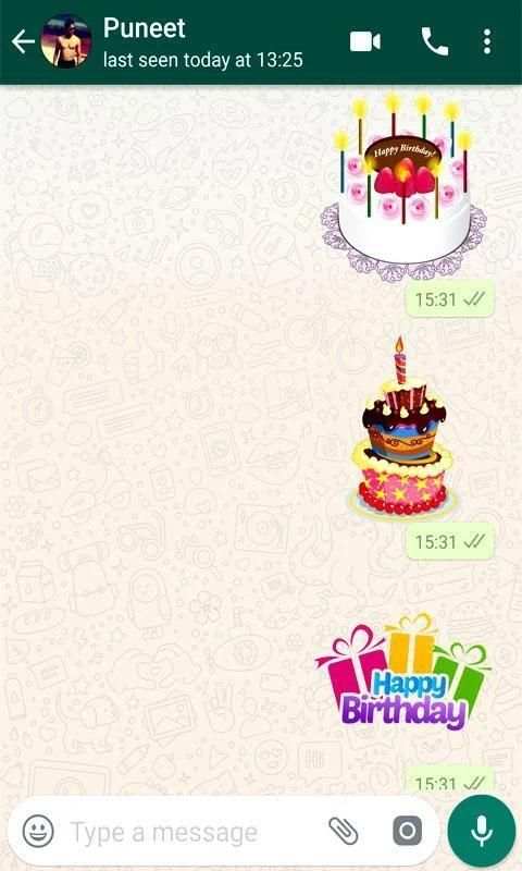 WAStickerApps - Birthday Stickers screenshot 1