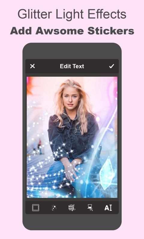 Magic Glitter Effects - Glitter Photo Editor screenshot 1