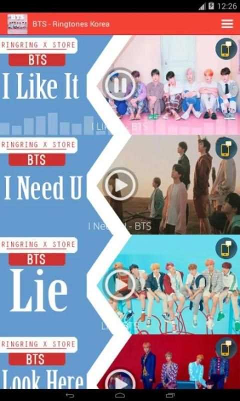 BTS - Ringtones Korea screenshot 4