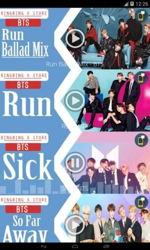 BTS - Ringtones Korea screenshot 2
