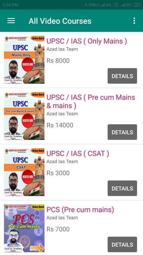 AZAD IAS ACADEMY screenshot 4