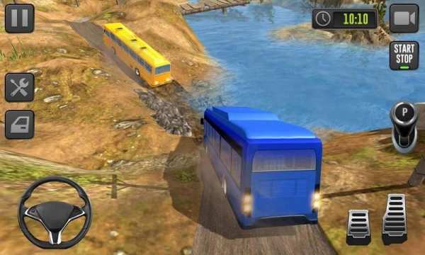 Uphill Climbing Bus Driver Simulator 3D screenshot 1