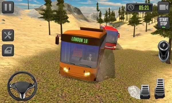 Uphill Climbing Bus Driver Simulator 3D screenshot 3