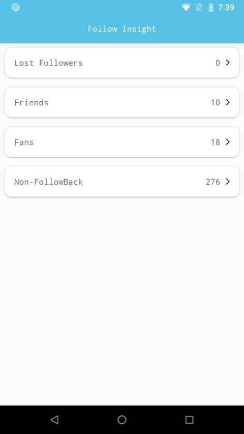 Followers Insight for Instagram, tracker, analyzer screenshot 5
