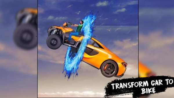 Grand Ramp Bike, Car & Plane Racing Transformers screenshot 8