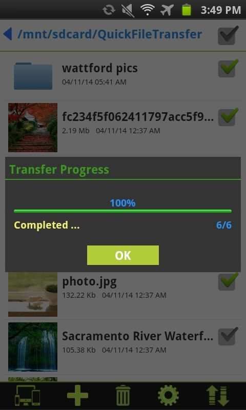 Quick File Transfer स्क्रीनशॉट 3