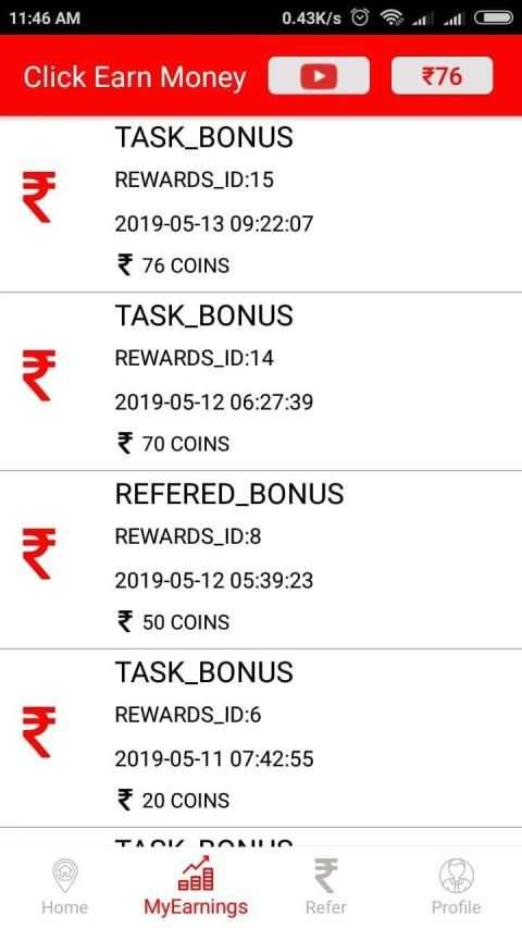 Click Earn Money-Earn Money Unlimited स्क्रीनशॉट 2
